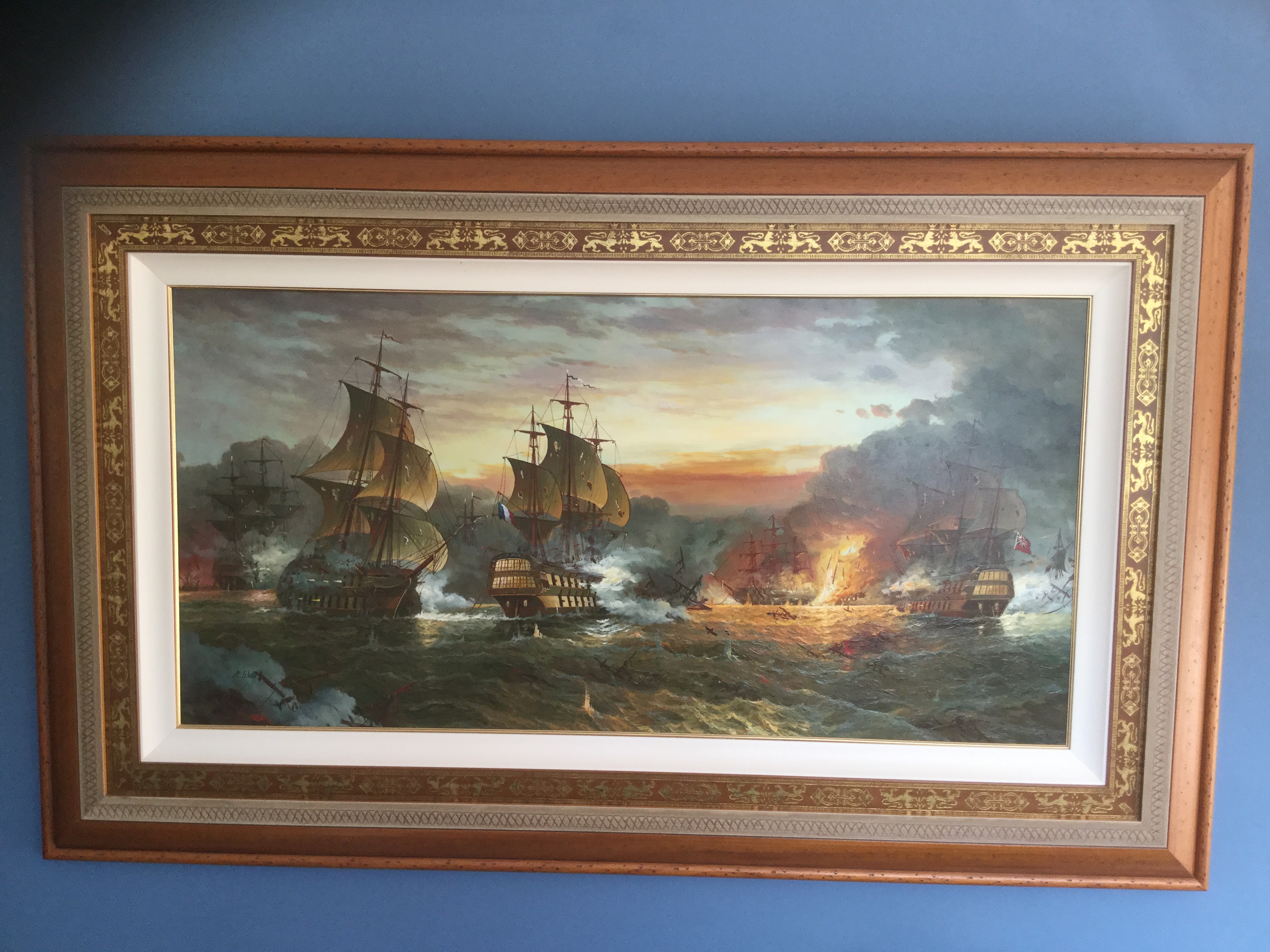Naval Battle by A. Webb 