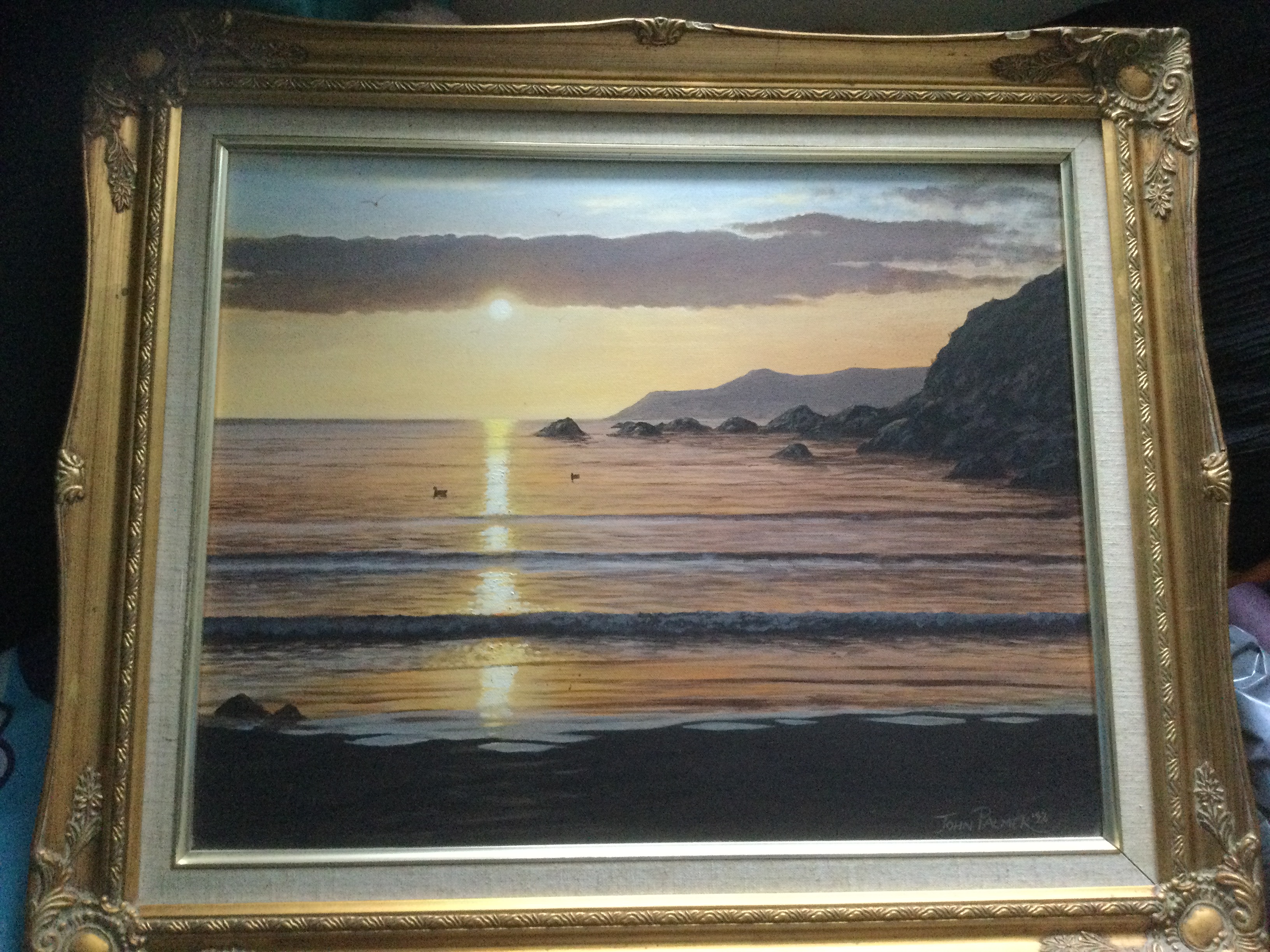 Sunset Seascape by John Palmer