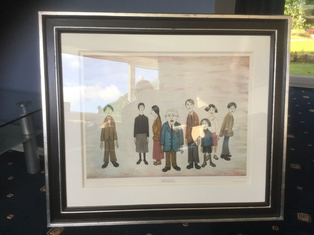 BEST BUY - His Family by LS Lowry