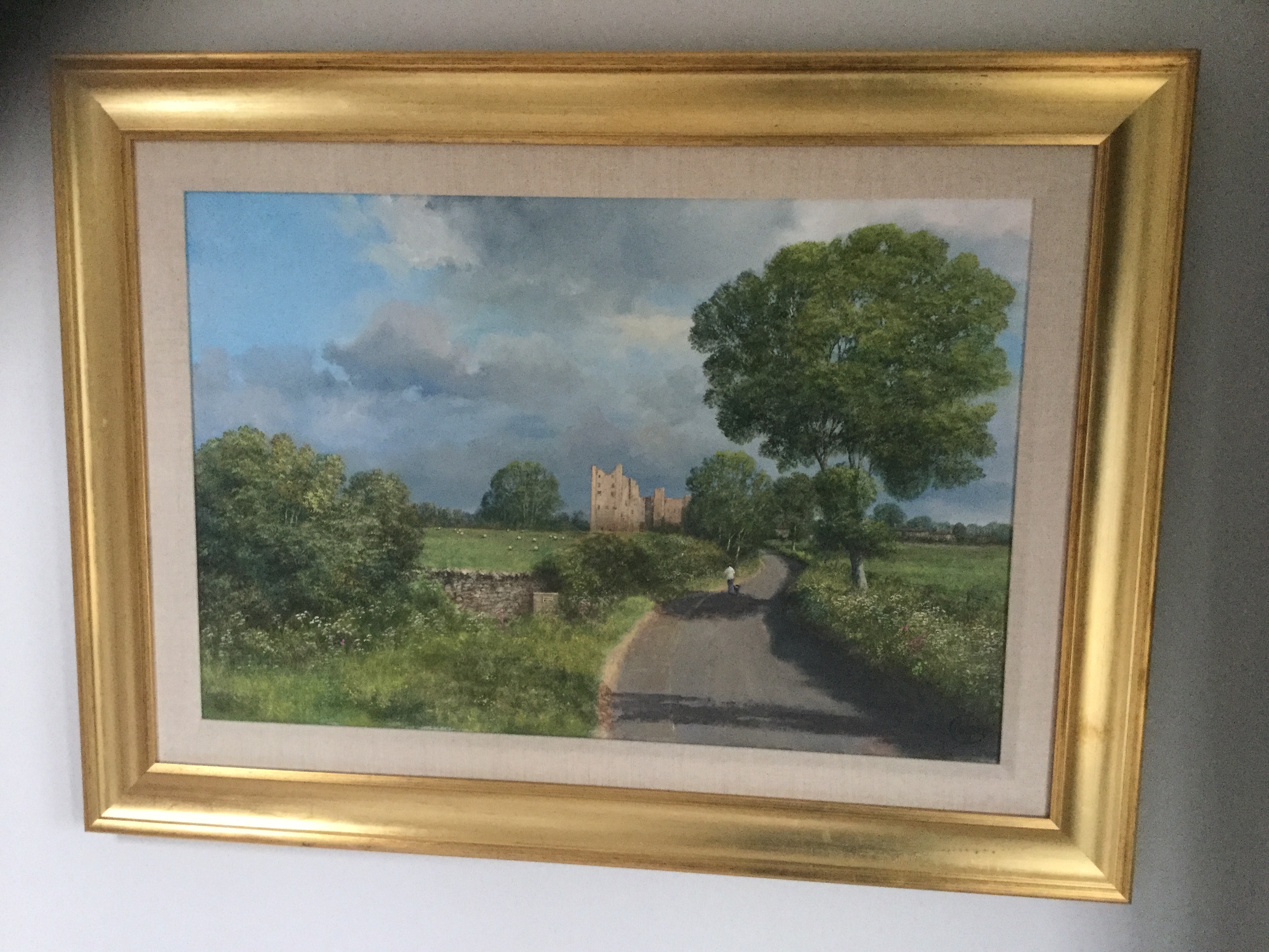 Castle Bolton by Clive Madgwick RBA 