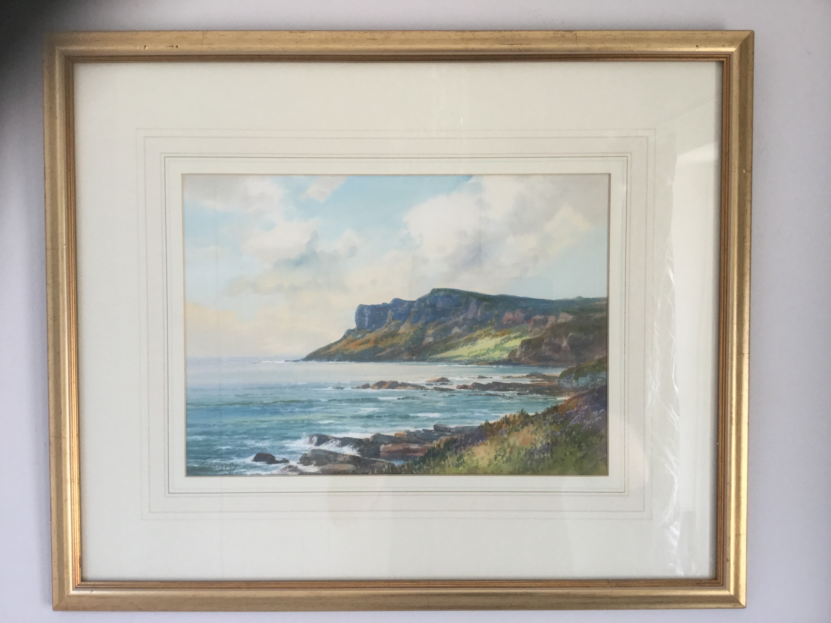 Coastal scene by George Trevor