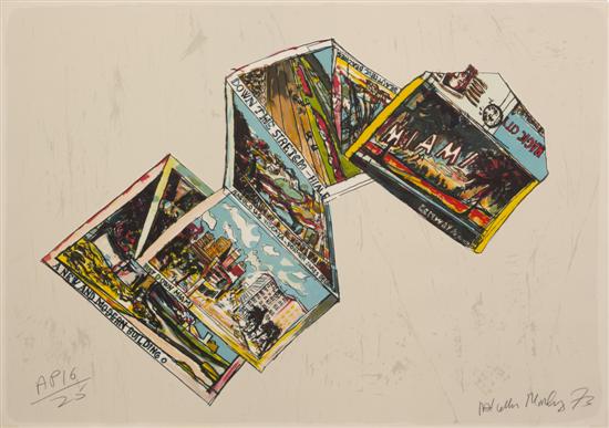  Artist Proof Screen Print by Malcolm Morley 