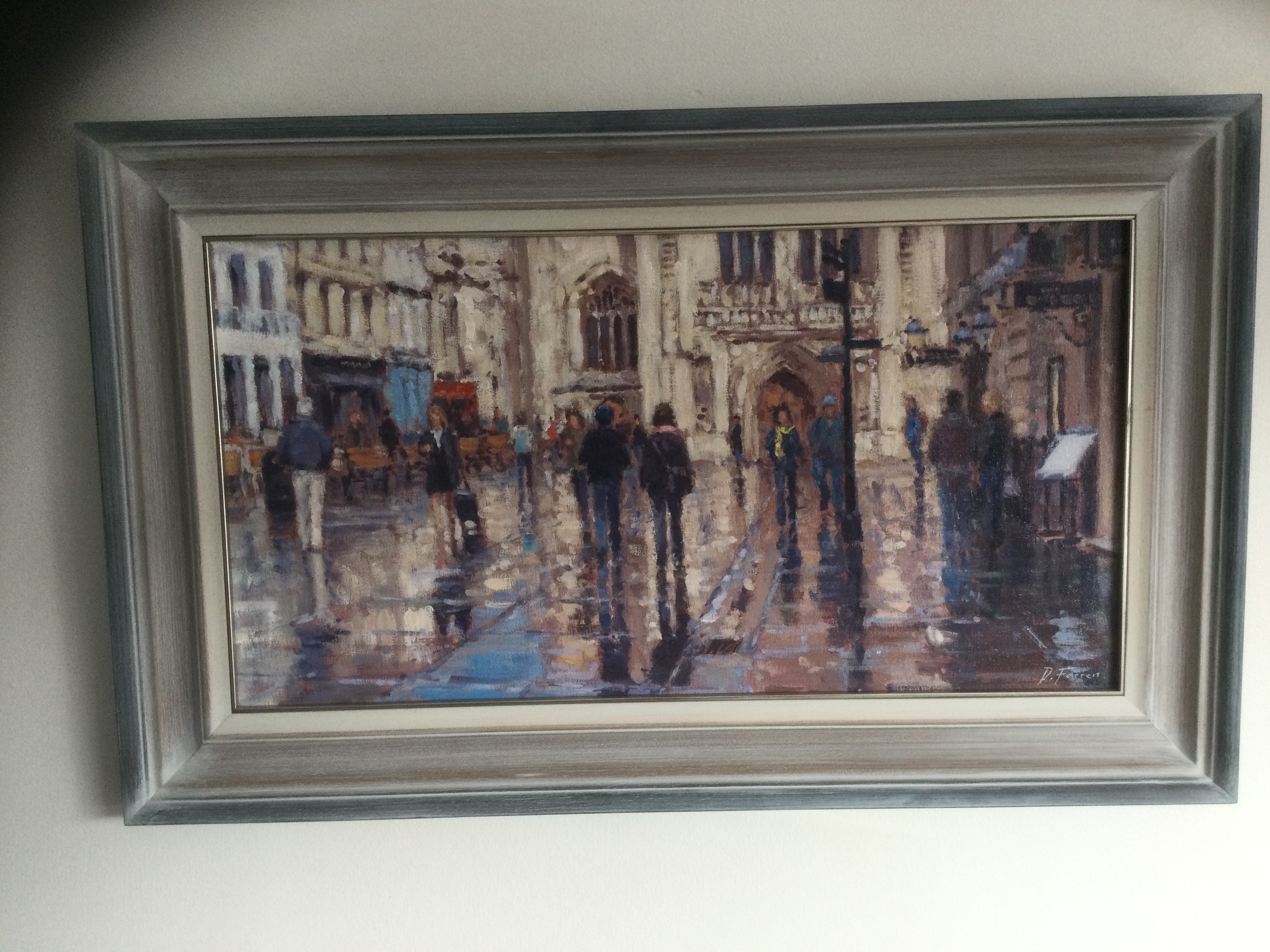 Sunlit Relections Bath Abbey by David Farren