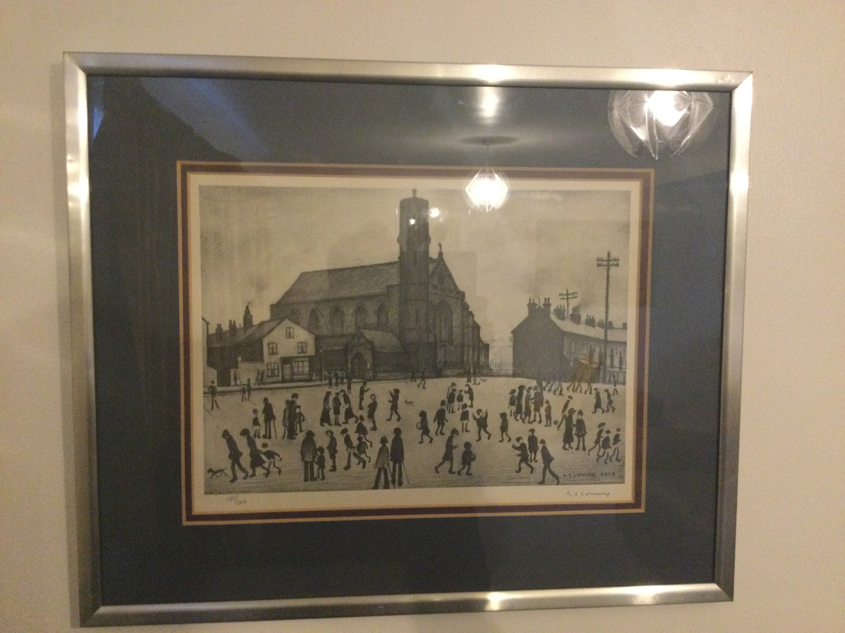 St Mary’s Beswick by L.S.Lowry